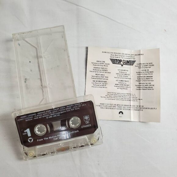 Top Gun – Original Motion Picture Soundtrack Cassette Album (1986) - Picture 2 of 2